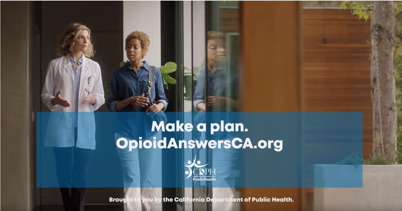 YouTube thumbnail of CDPH Opioid video