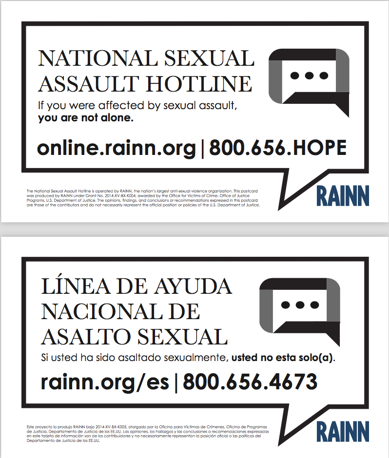 RAINN's National Sexual Assault Hotline