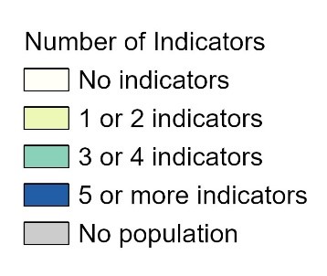 Map 4 Indicators Scale
