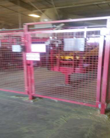 The gate the victim most likely accessed to gain entry into the restricted area.