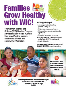 Families Grow Healthy flyer 3