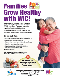 Families Grow Healthy flyer 9