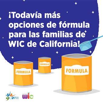 Todovía más opciones de fórmula para las familias de WIC de California