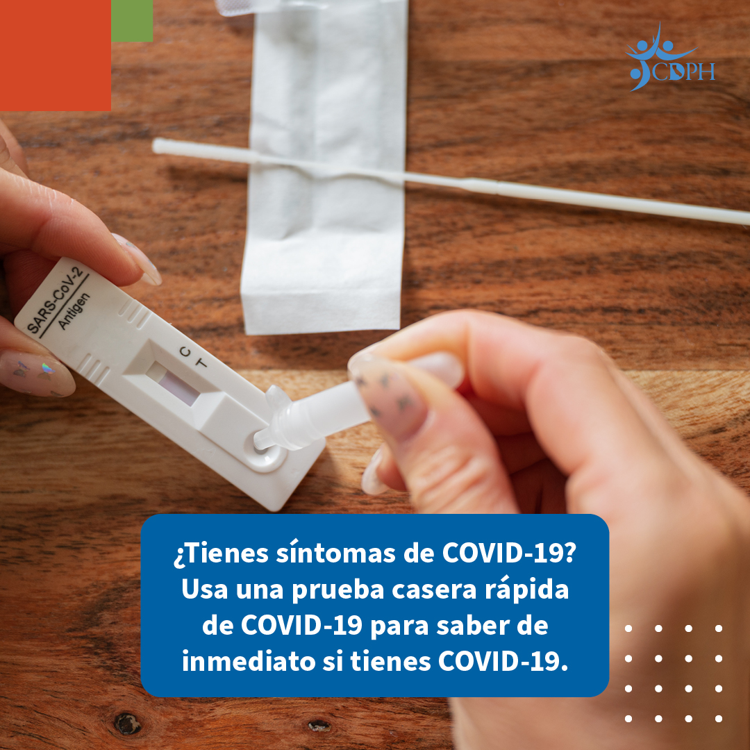 ¿Tienes síntomas de COVID-19?