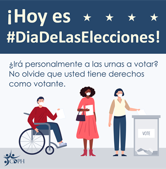 ¡Hoy es #DiaDeLasElecciones! ¿Irá personalmente a las urnas a votar? No olvide que usted tiene derechos como votante.