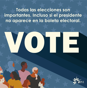 Todas las elecciones son importantes. Incluso si el presidente no aparece en la boleta electoral. VOTE