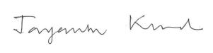 Doctor Jayanth Kumarās signature