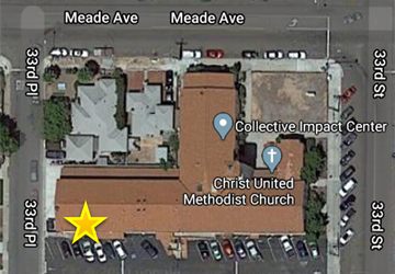 CARE San Diego map